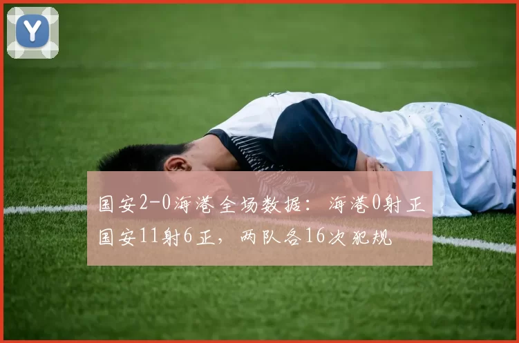 国安2-0海港全场数据：海港0射正国安11射6正，两队各16次犯规